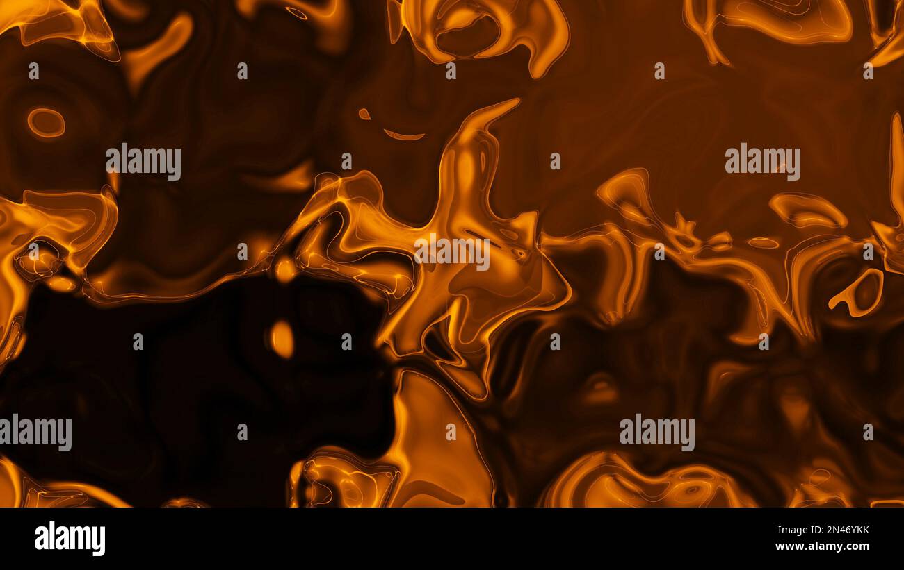 Abstract shiny glowing digital liquid wave background. Twisted 3d ...