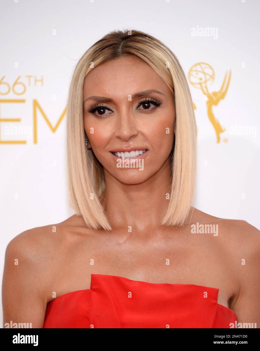 Giuliana Rancic arrives at the 66th Primetime Emmy Awards at the Nokia ...