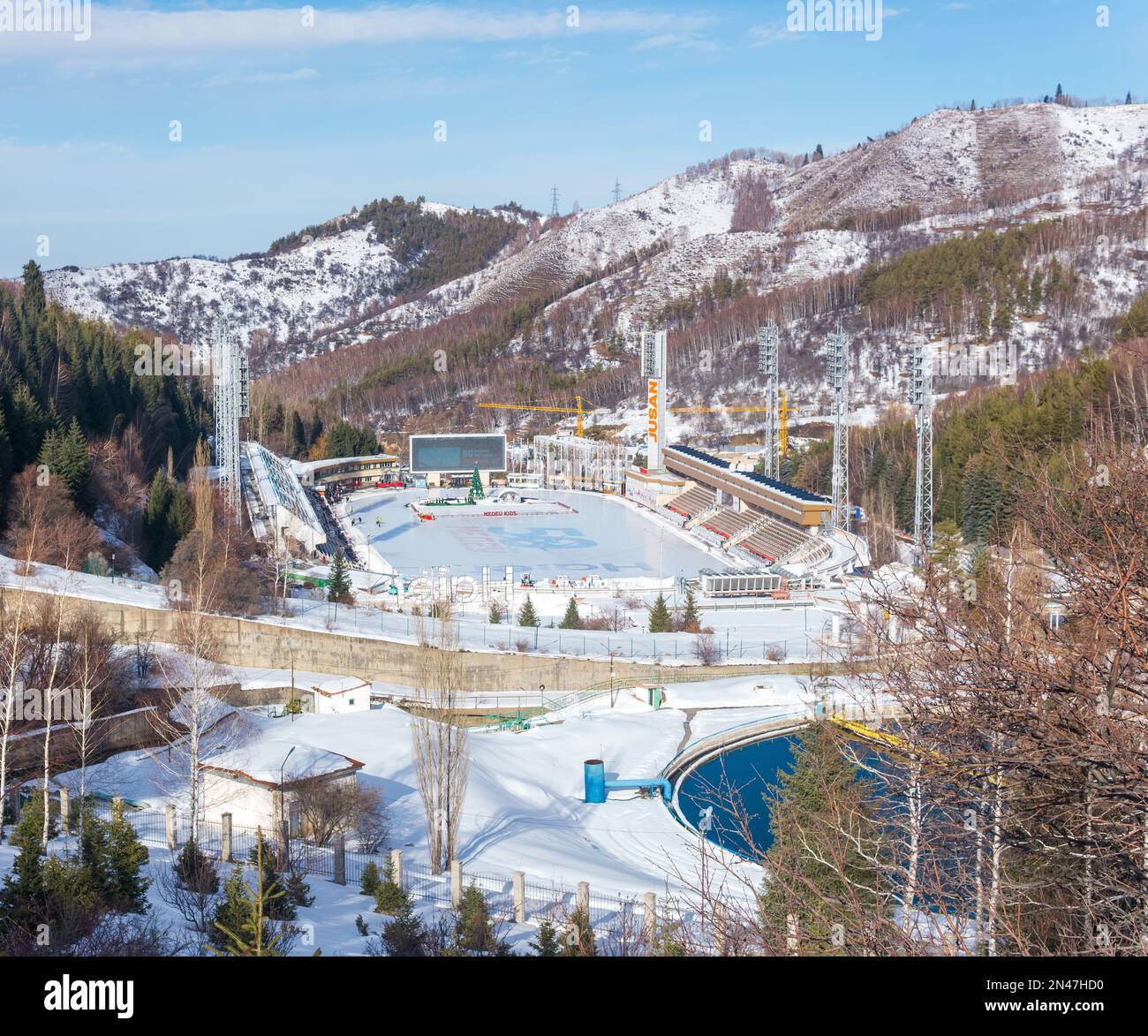 Almaty, Kazakhstan - January 08, 2023: general view of the …