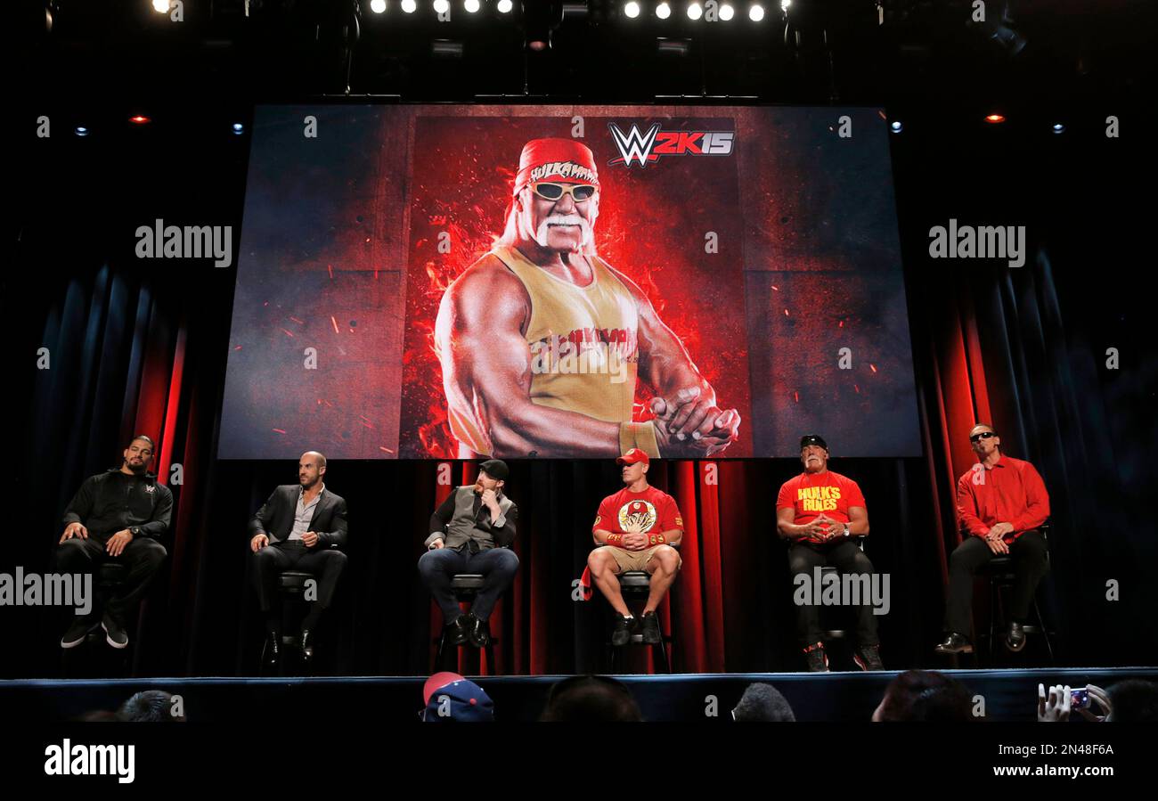 IMAGE DISTRIBUTED FOR 2K WWE Hall of Famer Hulk Hogan talks about