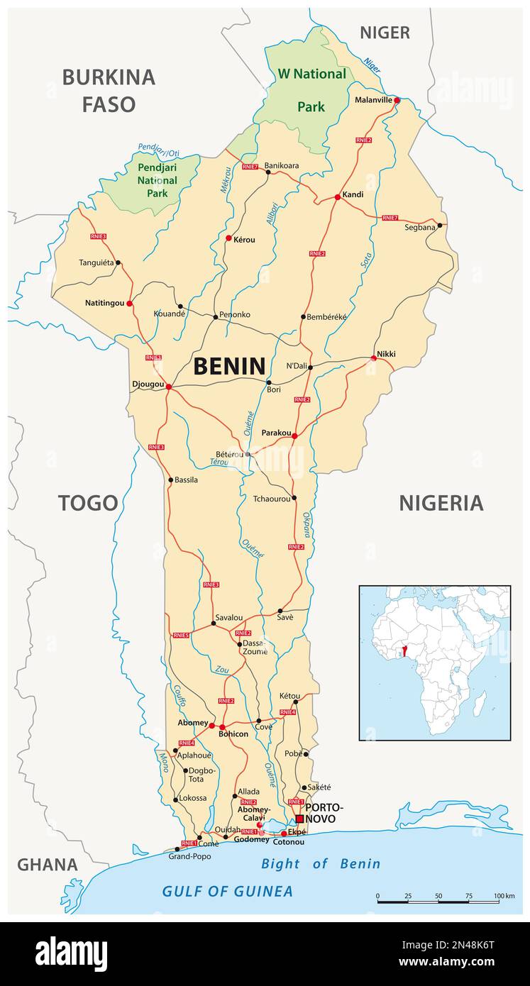 Benin city nigeria map Cut Out Stock Images & Pictures Alamy