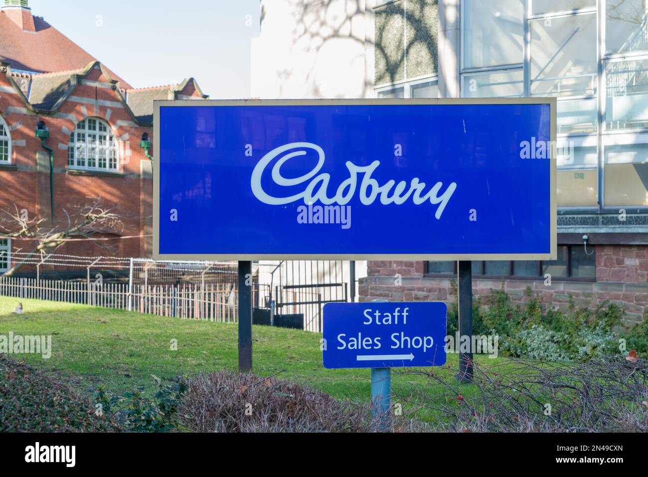 The MondelezCadbury factory in Bournville, Birmingham, UK Stock Photo