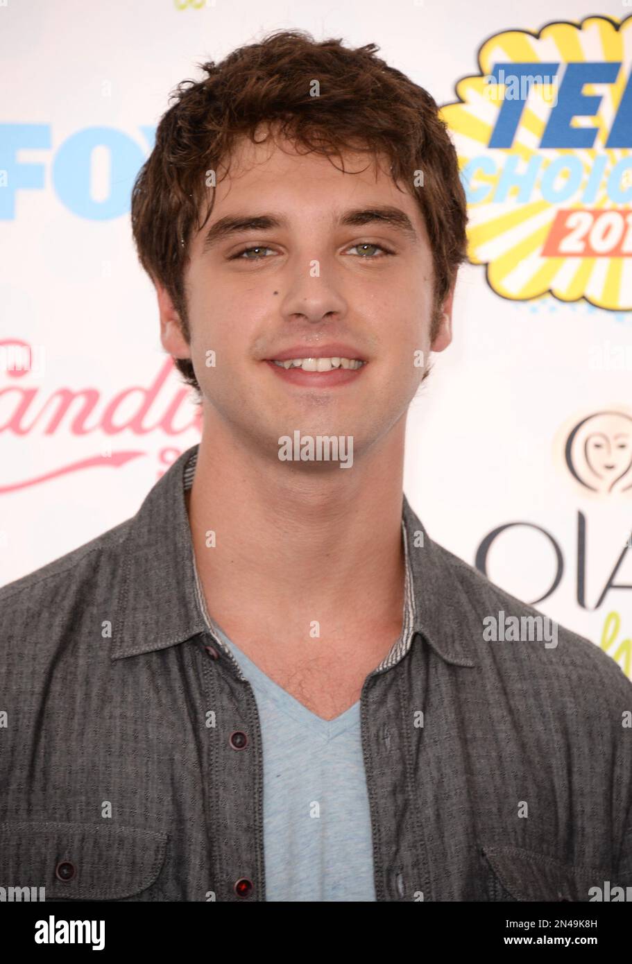 David Lambert arrives at the Teen Choice Awards at the Shrine