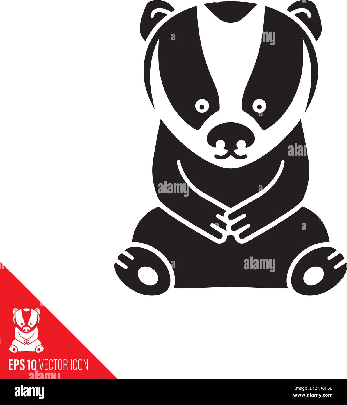 Badger baby Stock Vector Images Alamy