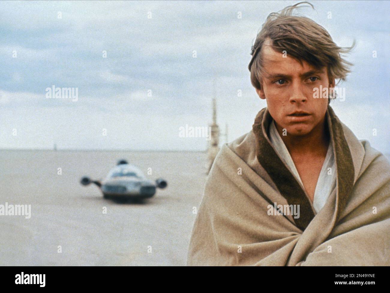 Star Wars  Star Wars Episode IV : A New Hope  Mark Hamill  Luke Skywalker Stock Photo