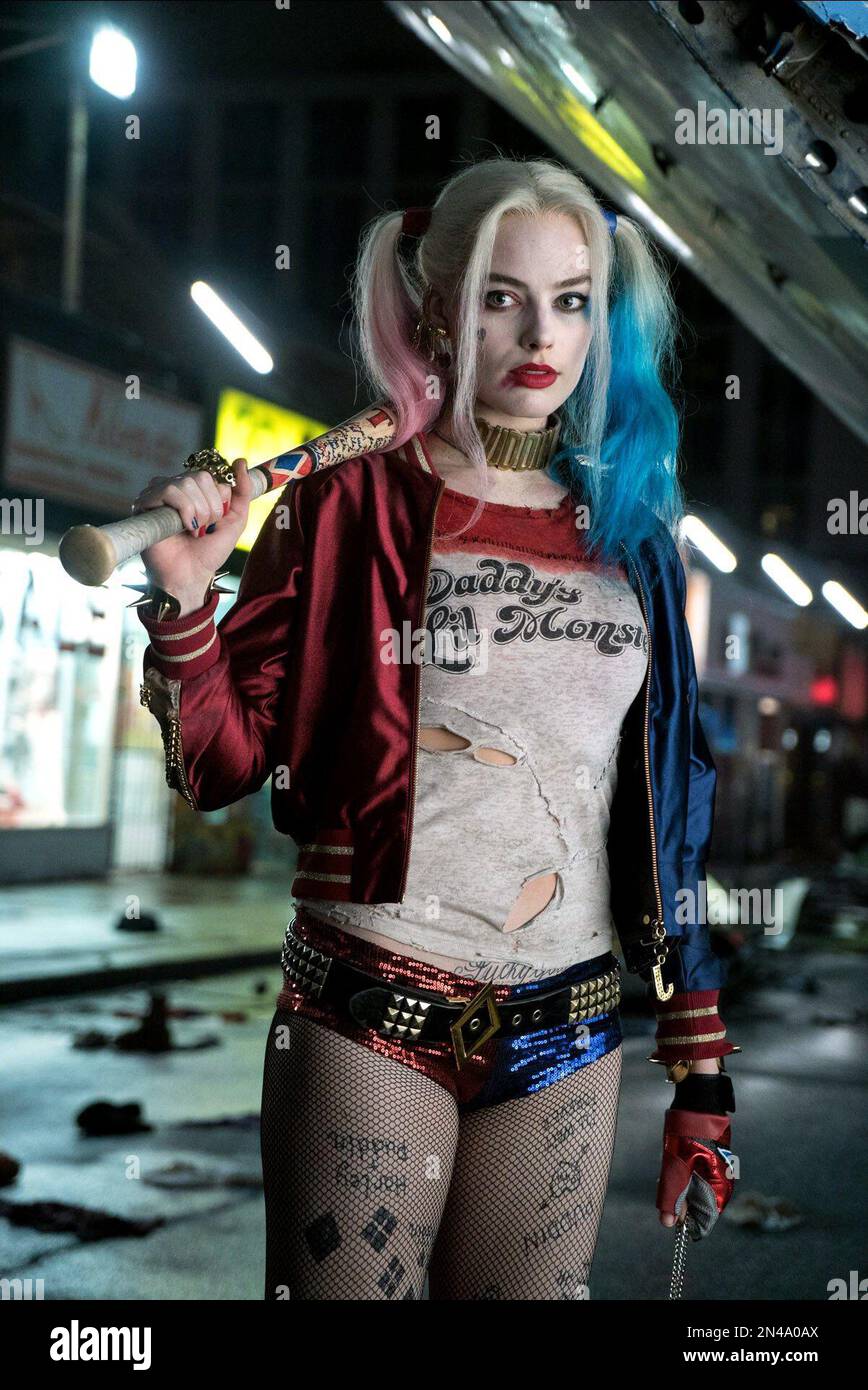 Margot robbie suicide squad movie hi-res stock photography and