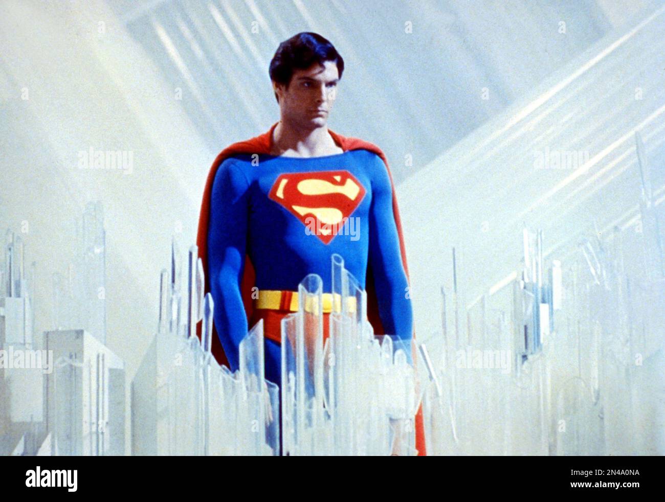 Superman film 1978  Christopher Reeve Stock Photo