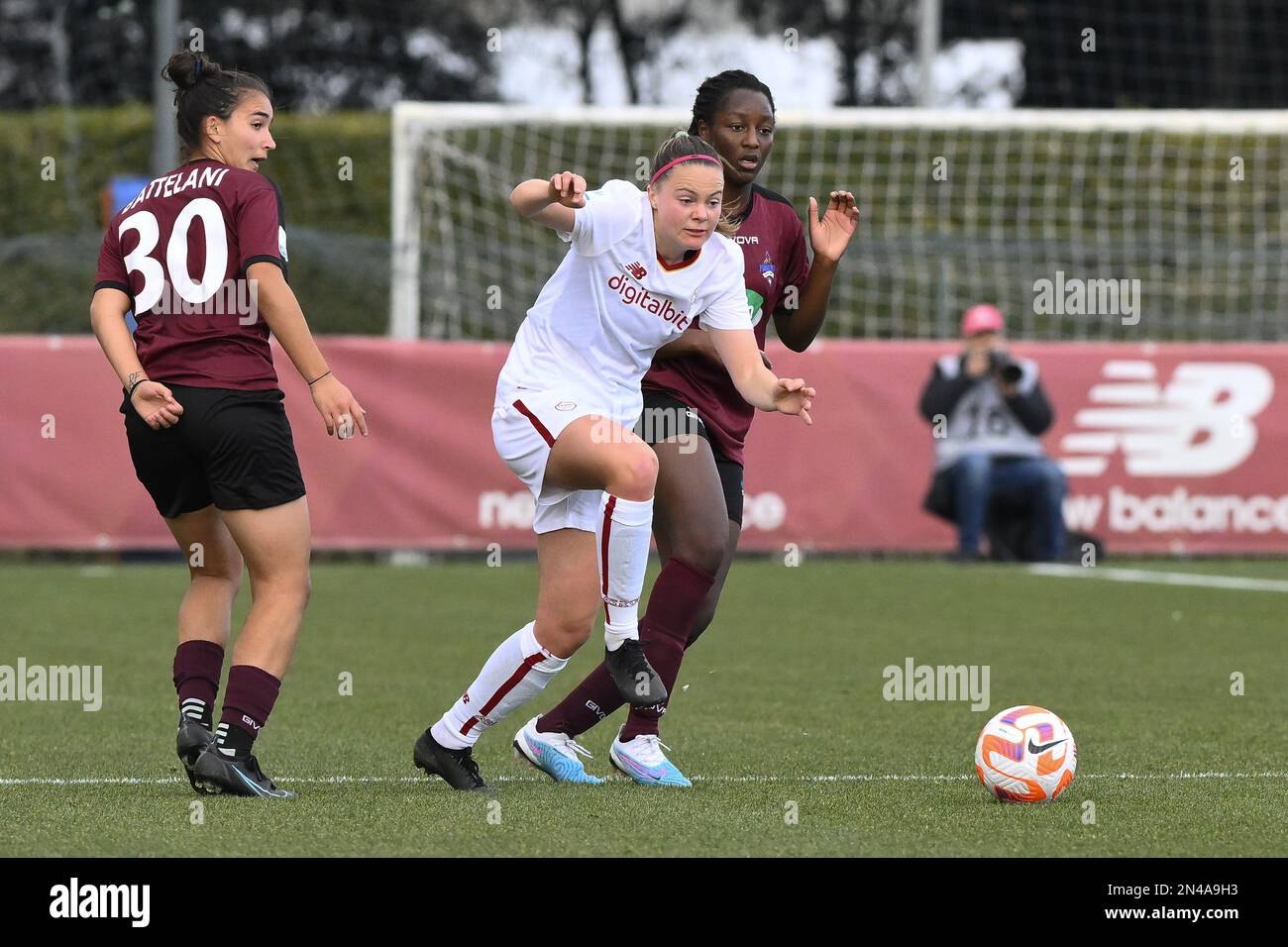 Rome, Italy, 08/02/2023, Mina Bergersen of AS Roma Women during the