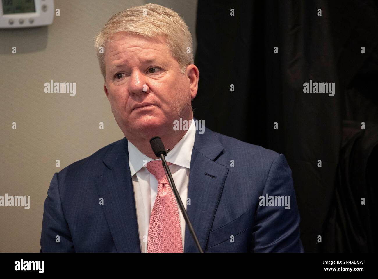 Ronnie Crosby, Hampton attorney with Parker Law Group, gives his