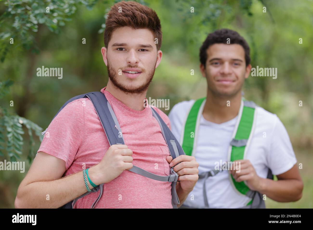Foreground two hikers hi-res stock photography and images - Alamy