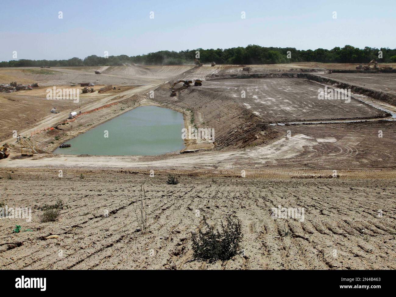FILE In this June 20, 2012 file photo, construction is seen going on at the Clinton Landfill