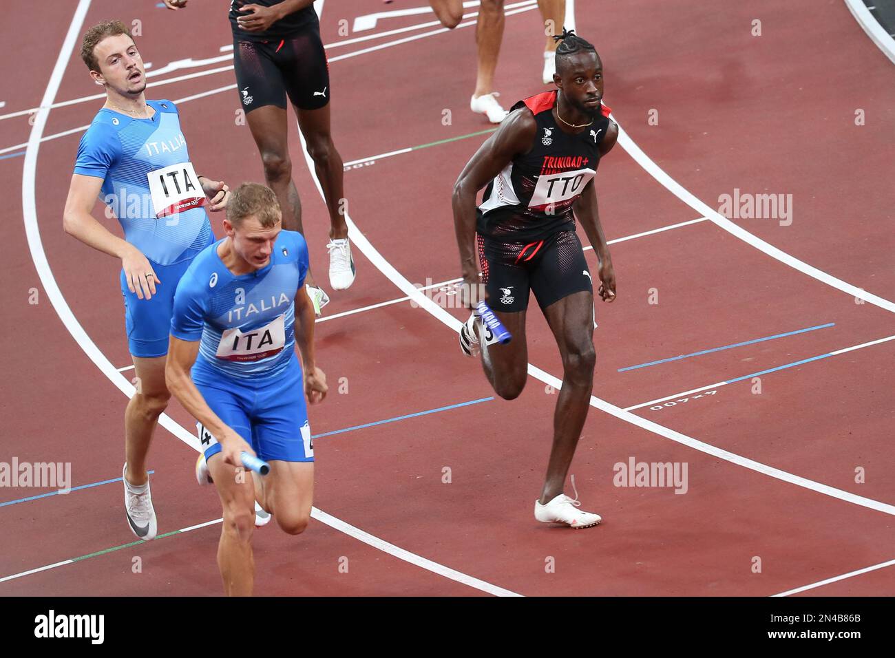 AUG 06, 2021 Tokyo, Japan Jereem Richards of Trinidad and Tobago in