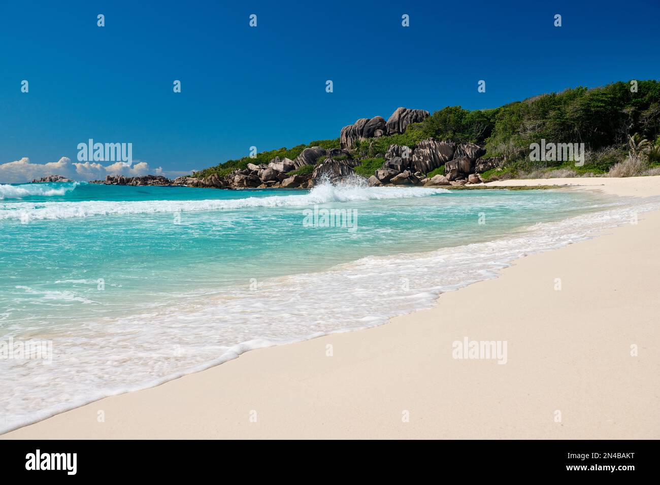 Grand Anse, La Digue, Seychelles Stock Photo Alamy