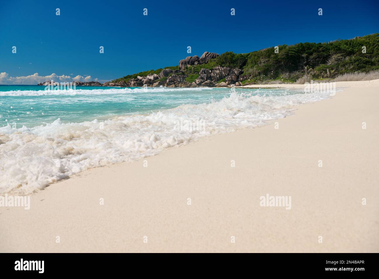 Grand Anse, La Digue, Seychelles Stock Photo