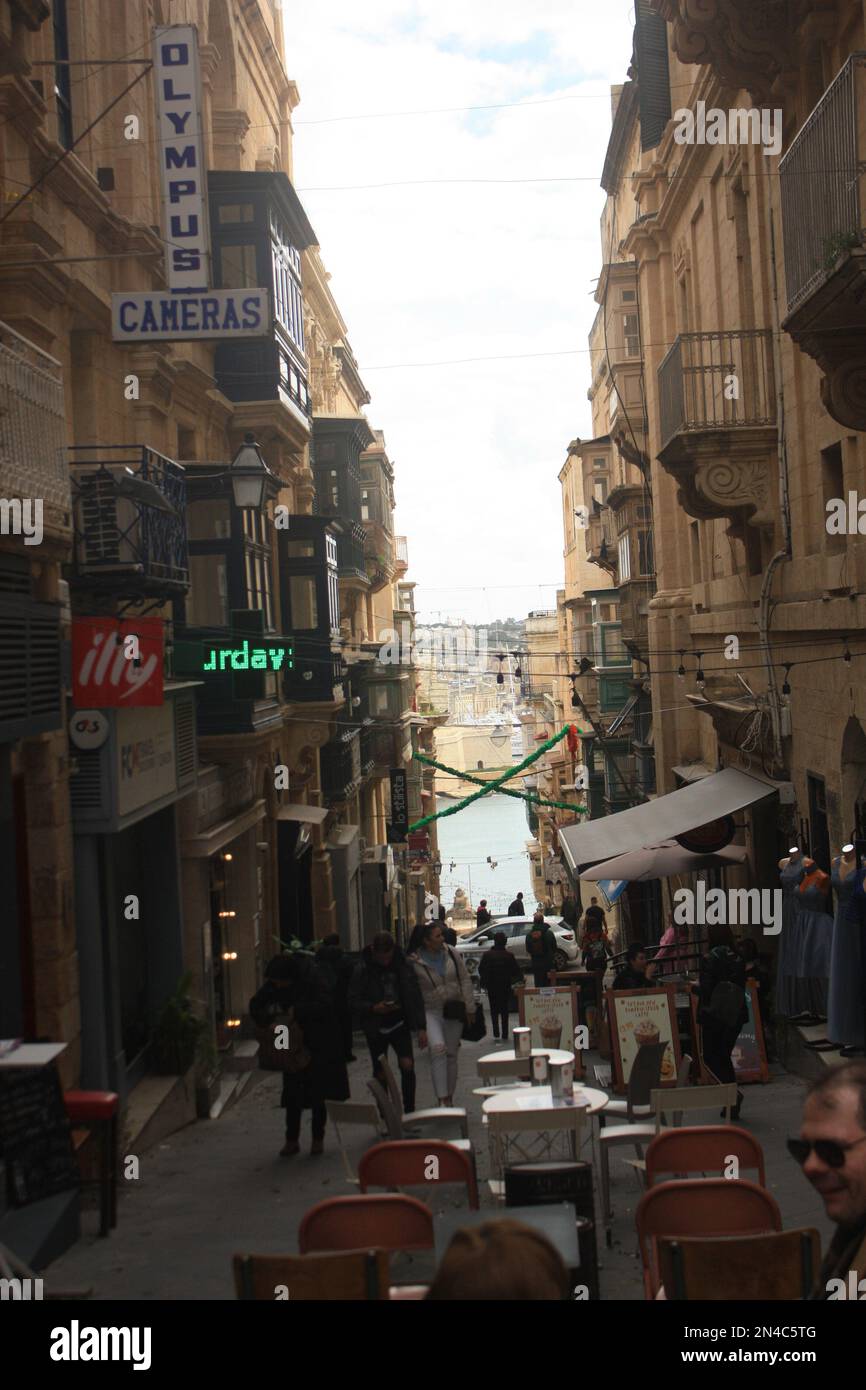 City of valetta, Malta Stock Photo