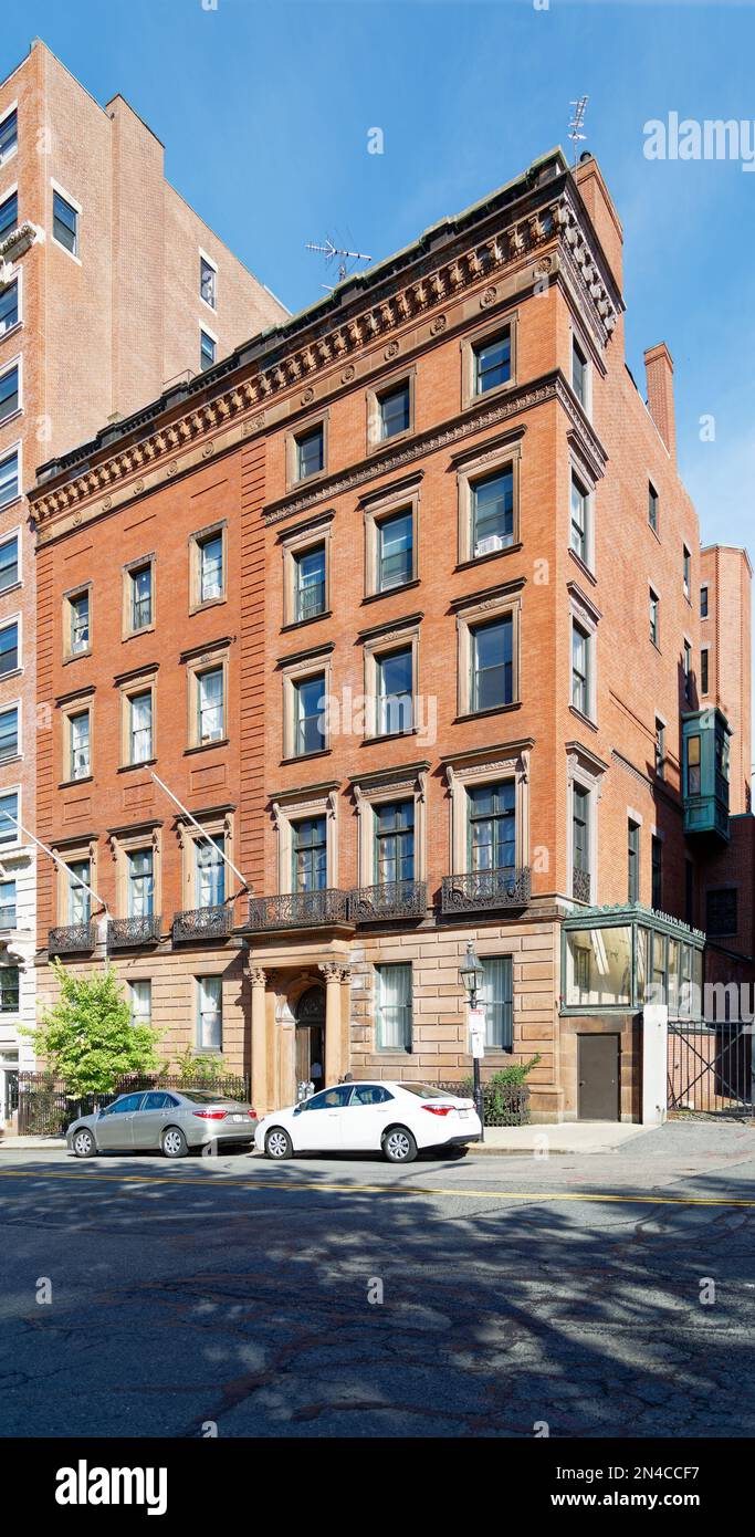 Boston Beacon Hill 46 Beacon Street is a brick and stone lowrise