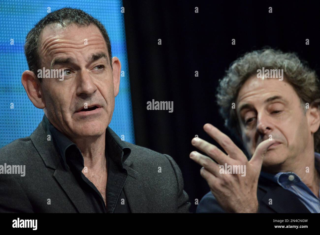John Scheinfeld Watergate historian Timothy Naftali, left, and Director/Writer/Producer ...