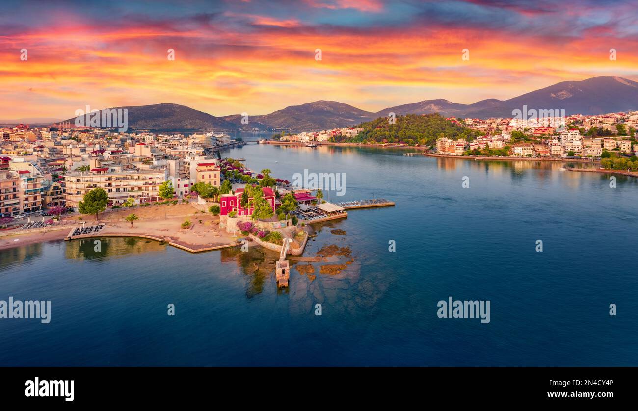 Gurgling stream rushing down a remote gorge in Euboea island, Greece Stock  Photo - Alamy