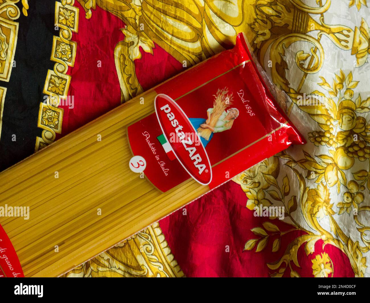 Pasta ZARA, Spaghettini № 3 Stock Photo - Alamy