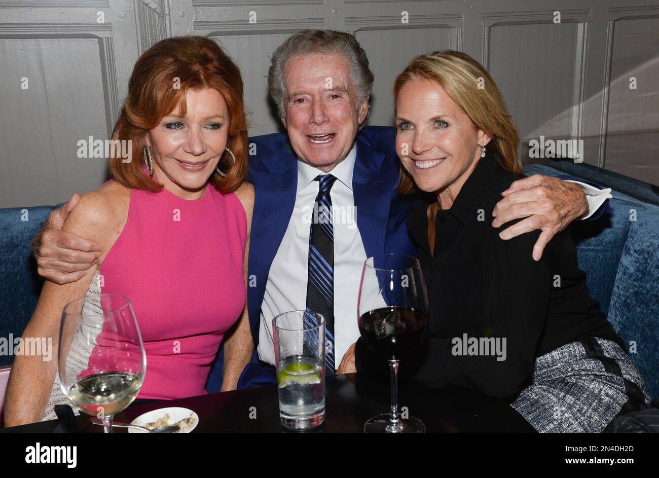 Joy Philbin, Regis Philbin, and Katie Couric attend the "Magic In The