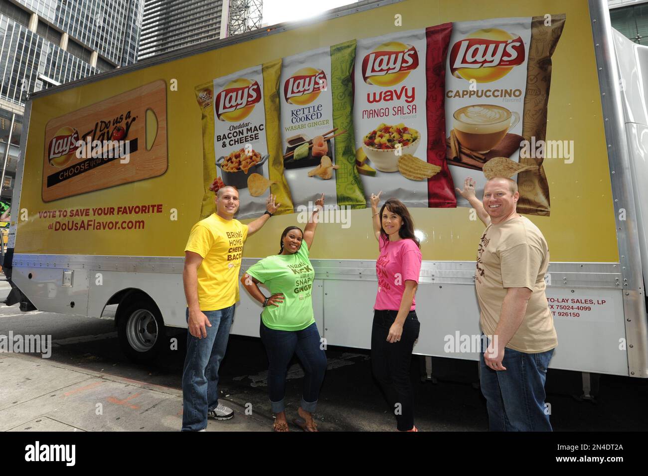 IMAGE DISTRIBUTED FOR FRITOLAY The Lay's brand unveils a 24foot allelectric FritoLay
