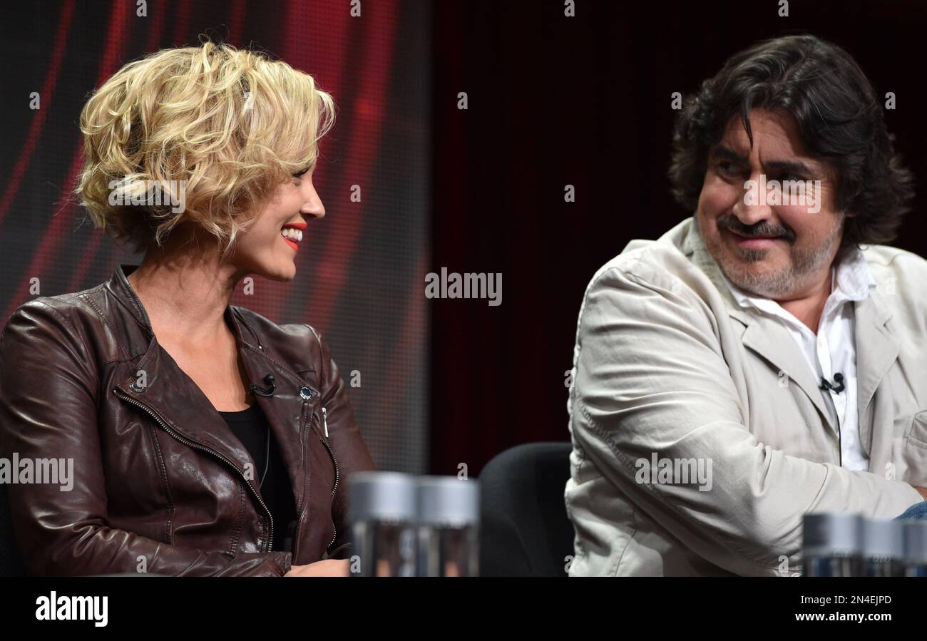 Actors Nicky Whelan and Alfred Molina appear on the 