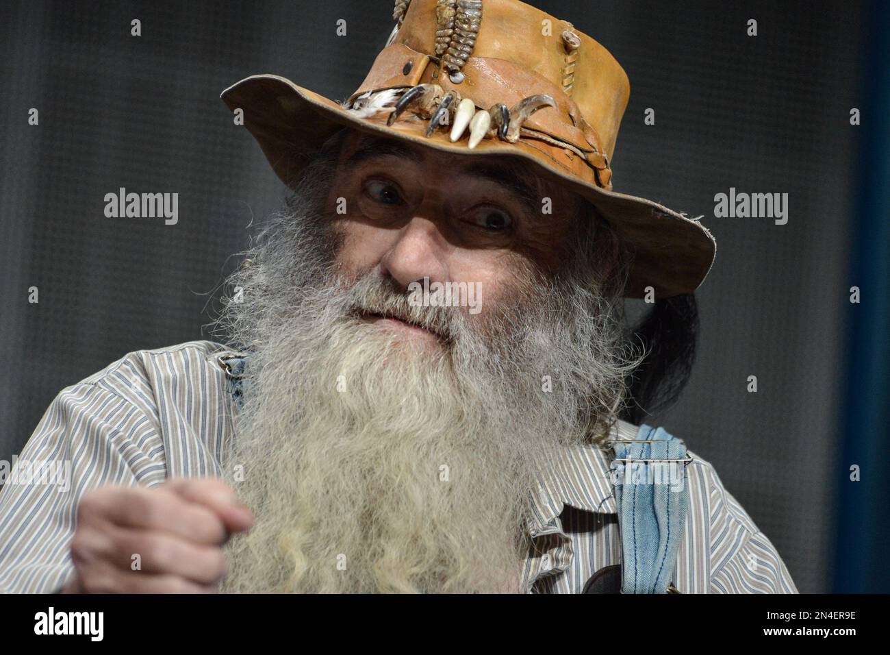 Herbert Coward speaks onstage during the "Hillbilly Blood" portion of the Discovery 2014 Summer TCA on Wednesday, July 9, 2014, in Beverly Hills, Calif. (Photo by Richard Shotwell/Invision/AP) Stock Photo