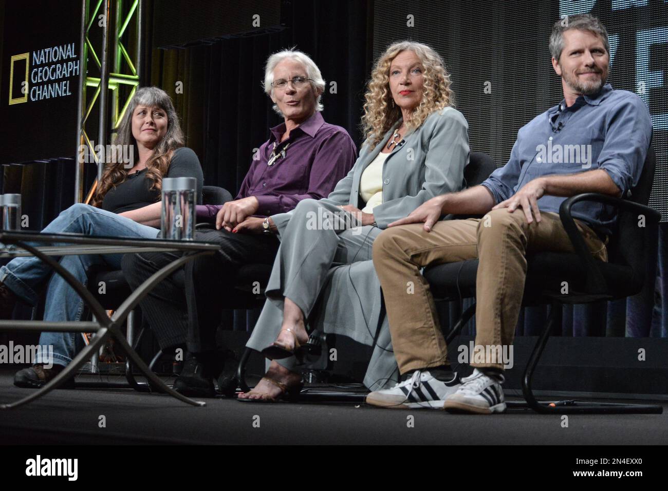 Sue Aikens, from left, Andy Bassich, Kate Rorke and executive producer ...