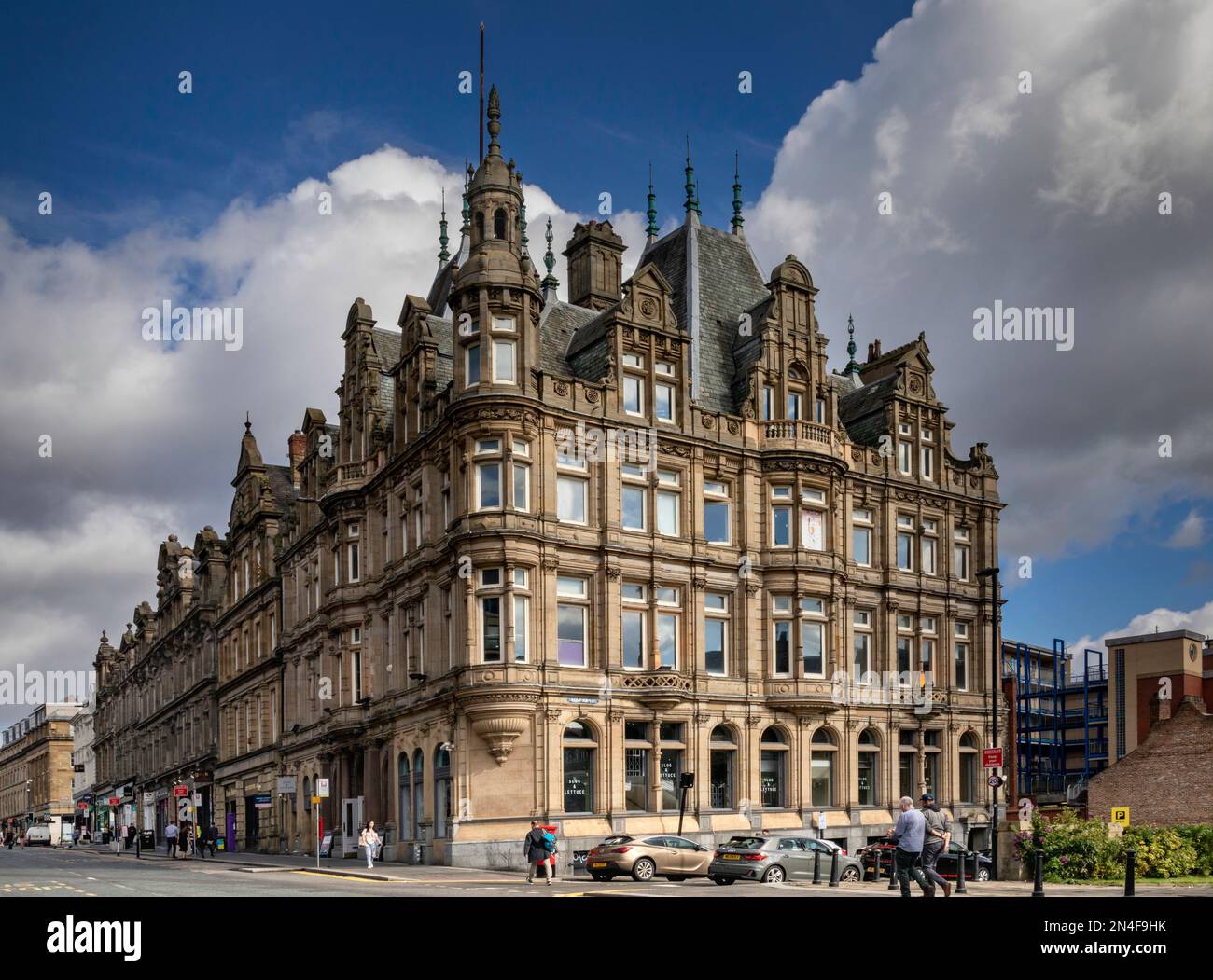 A city and metropolitan borough in Tyne and Wear, England Stock Photo