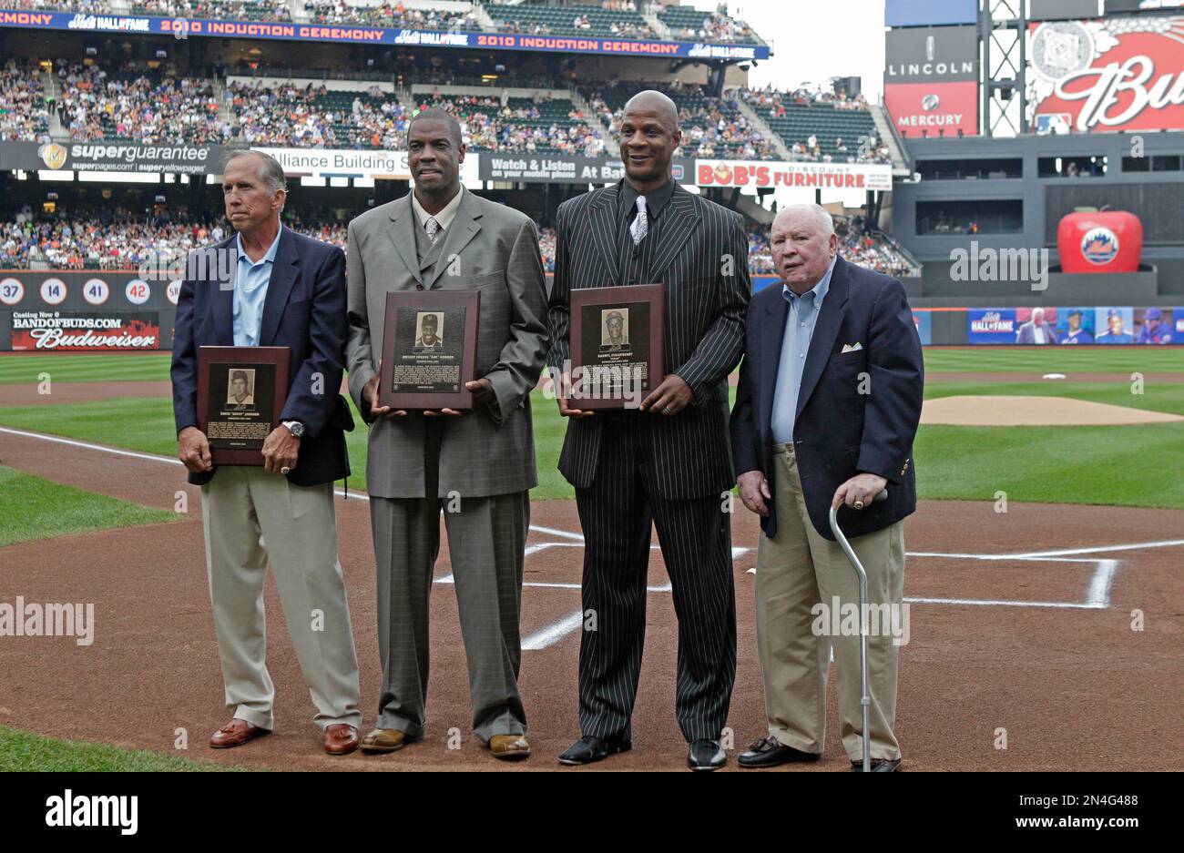 MLB FILE: Dwight Gooden of the New York Mets. (Icon Sportswire via AP  Images Stock Photo - Alamy