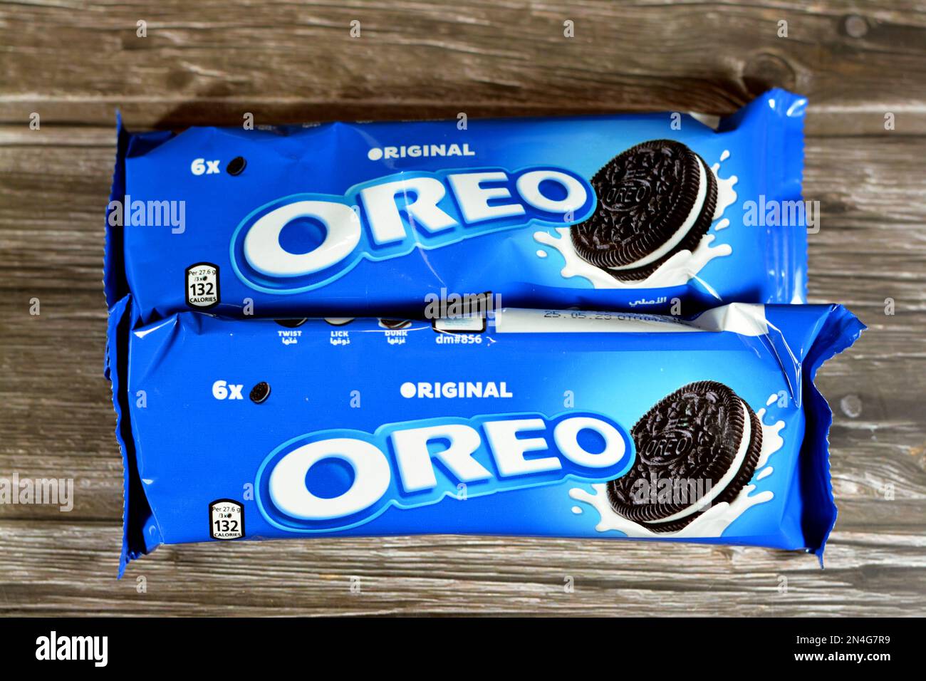 Cairo, Egypt, February 5 2023 Oreo original, a brand of sandwich