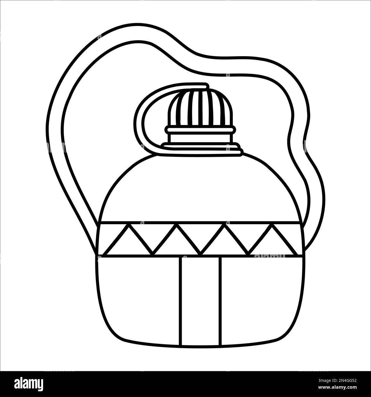 Water bottle outline Black and White Stock Photos & Images Alamy