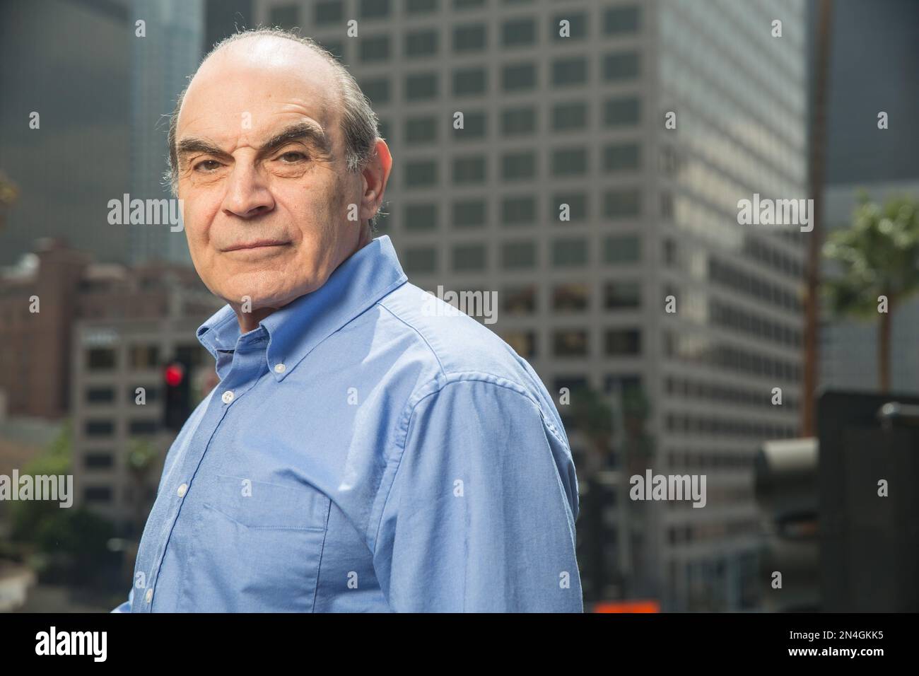 David Suchet poses for a portrait during an interview on Friday, June