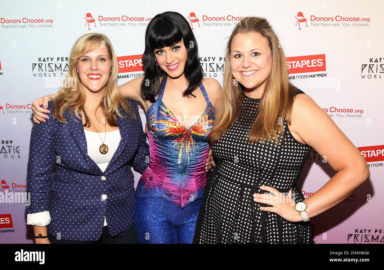 IMAGE DISTRIBUTED FOR STAPLES - Global pop star Katy Perry with 
