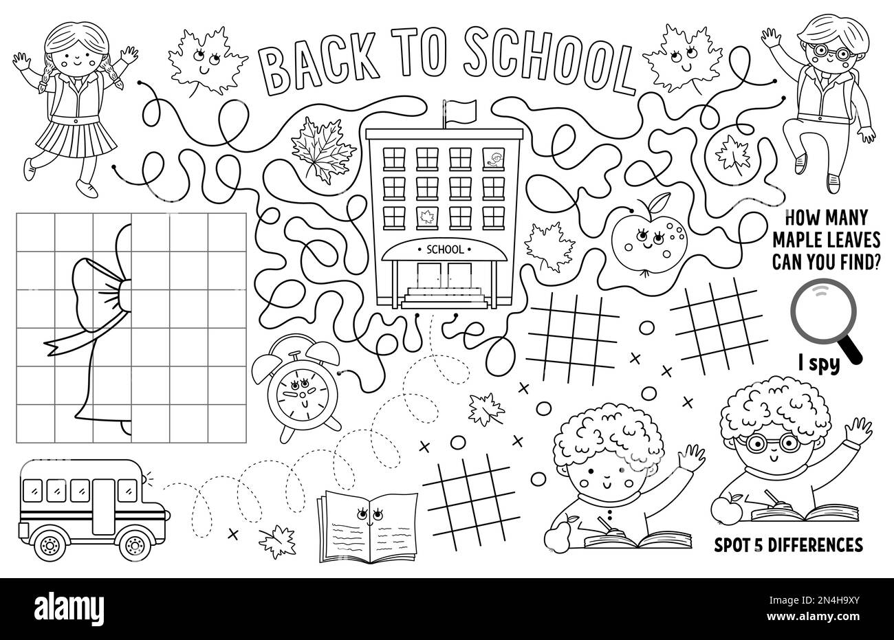 White Teacher With Black Pupils Stock Vector Images Alamy