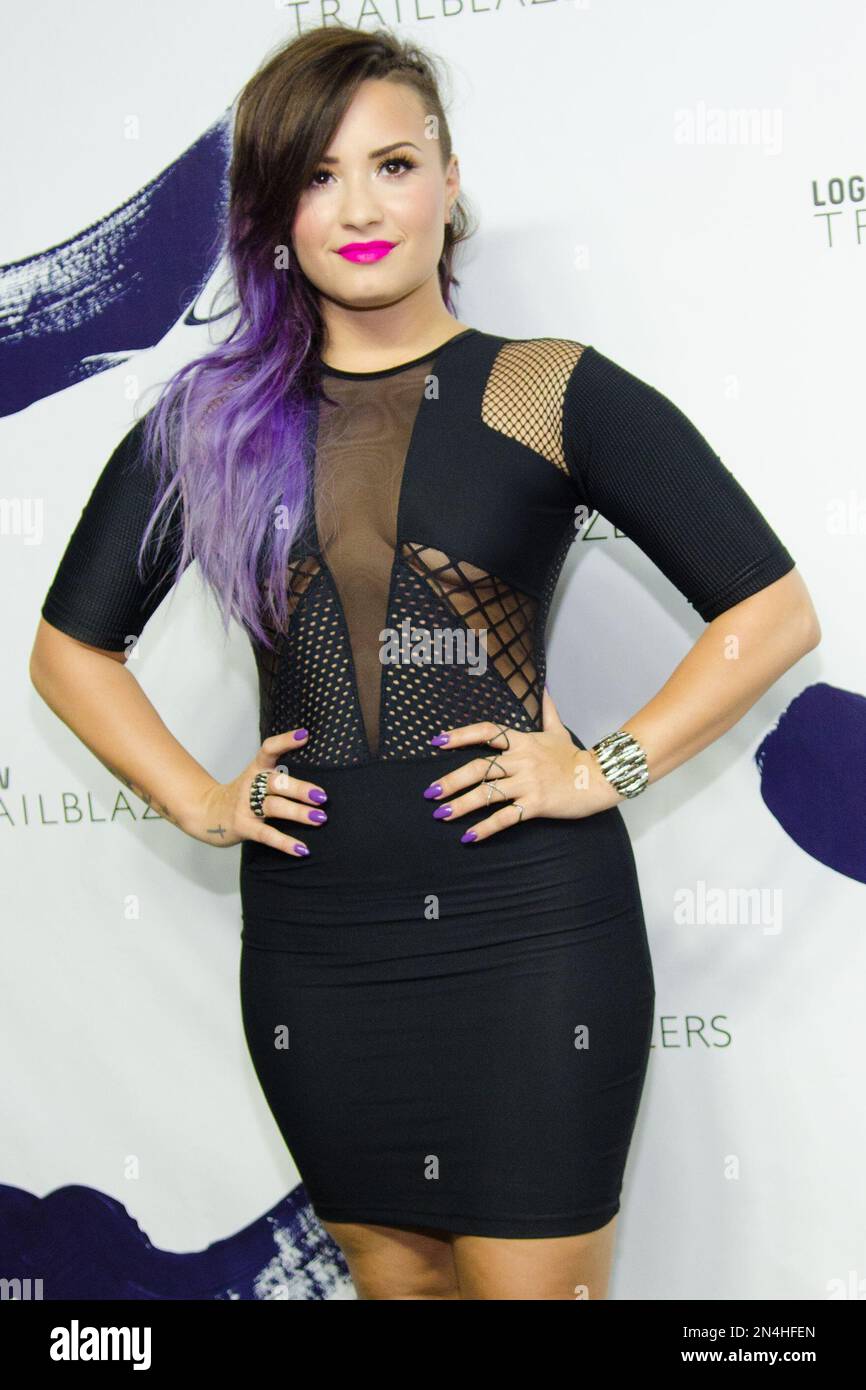 Demi Lovato attends Logo TV's "Trailblazers" pride event at The