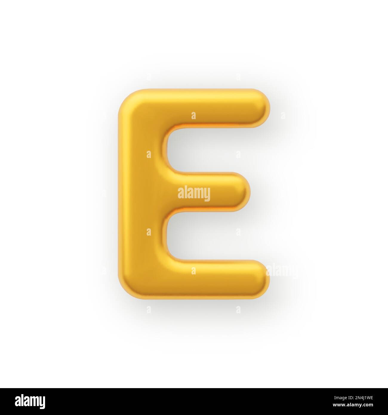 3D Gold Uppercase Letter E On A White Background Stock Vector Image free-printable-uppercase-letter-e-template-simple-mom-project