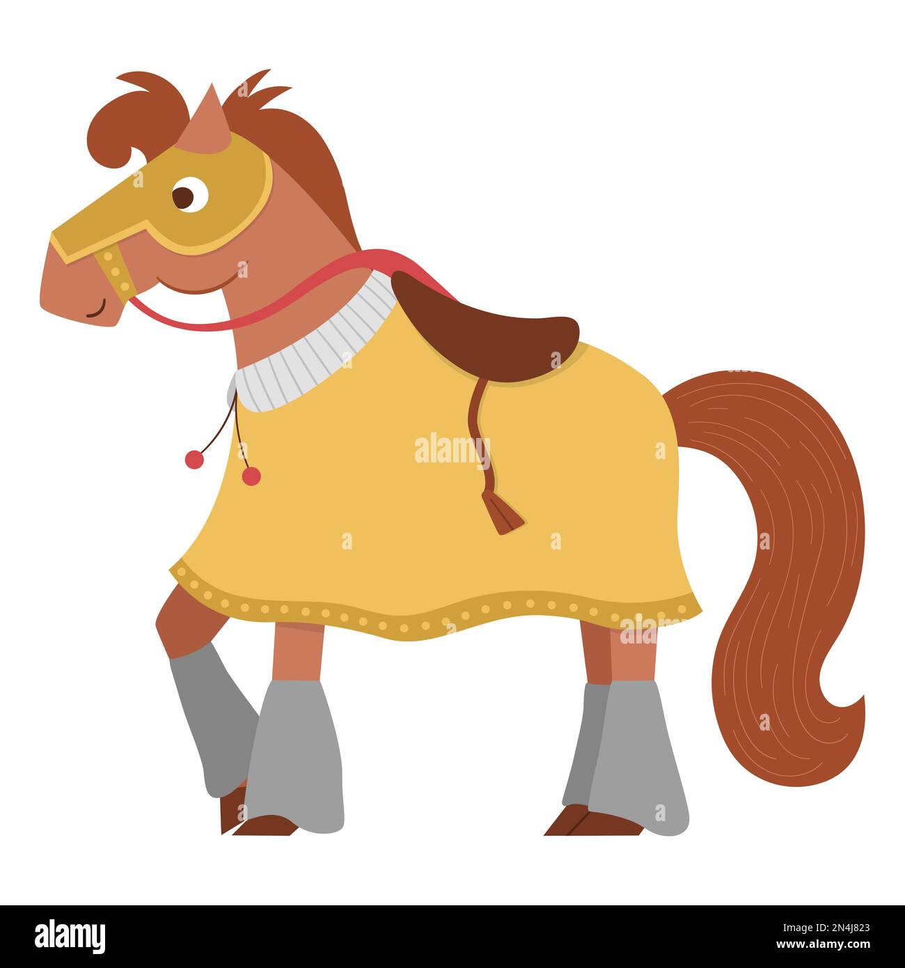 Horse and middle ages Stock Vector Images - Alamy