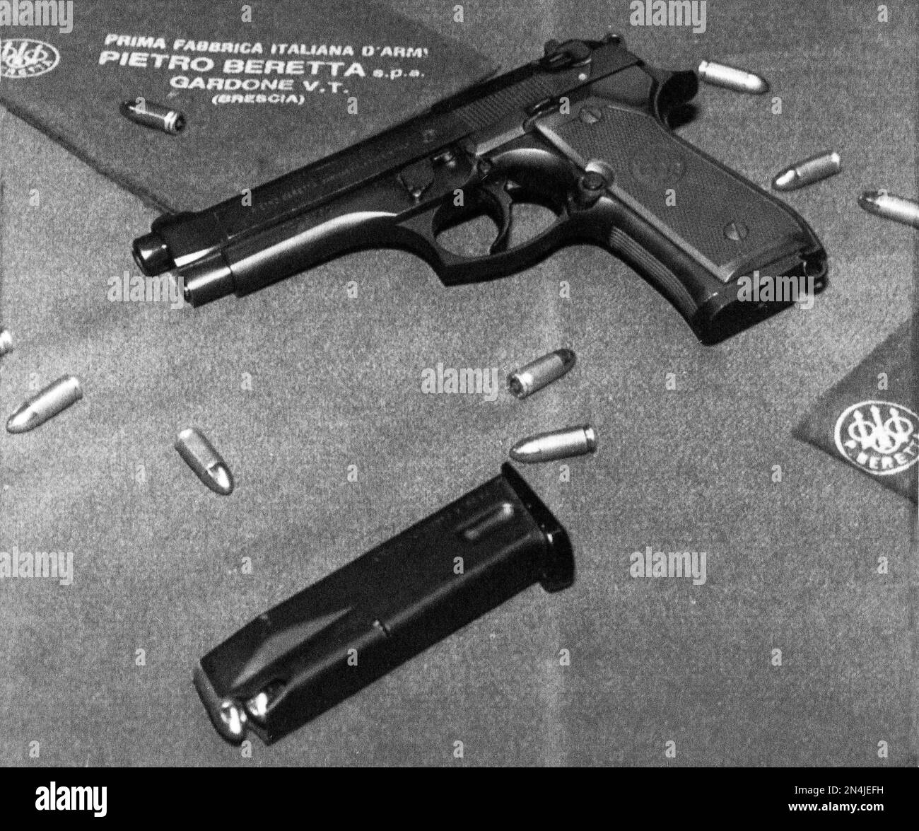 This is a close up of an Italian Beretta pistol 9mm which will replace the  Colt .