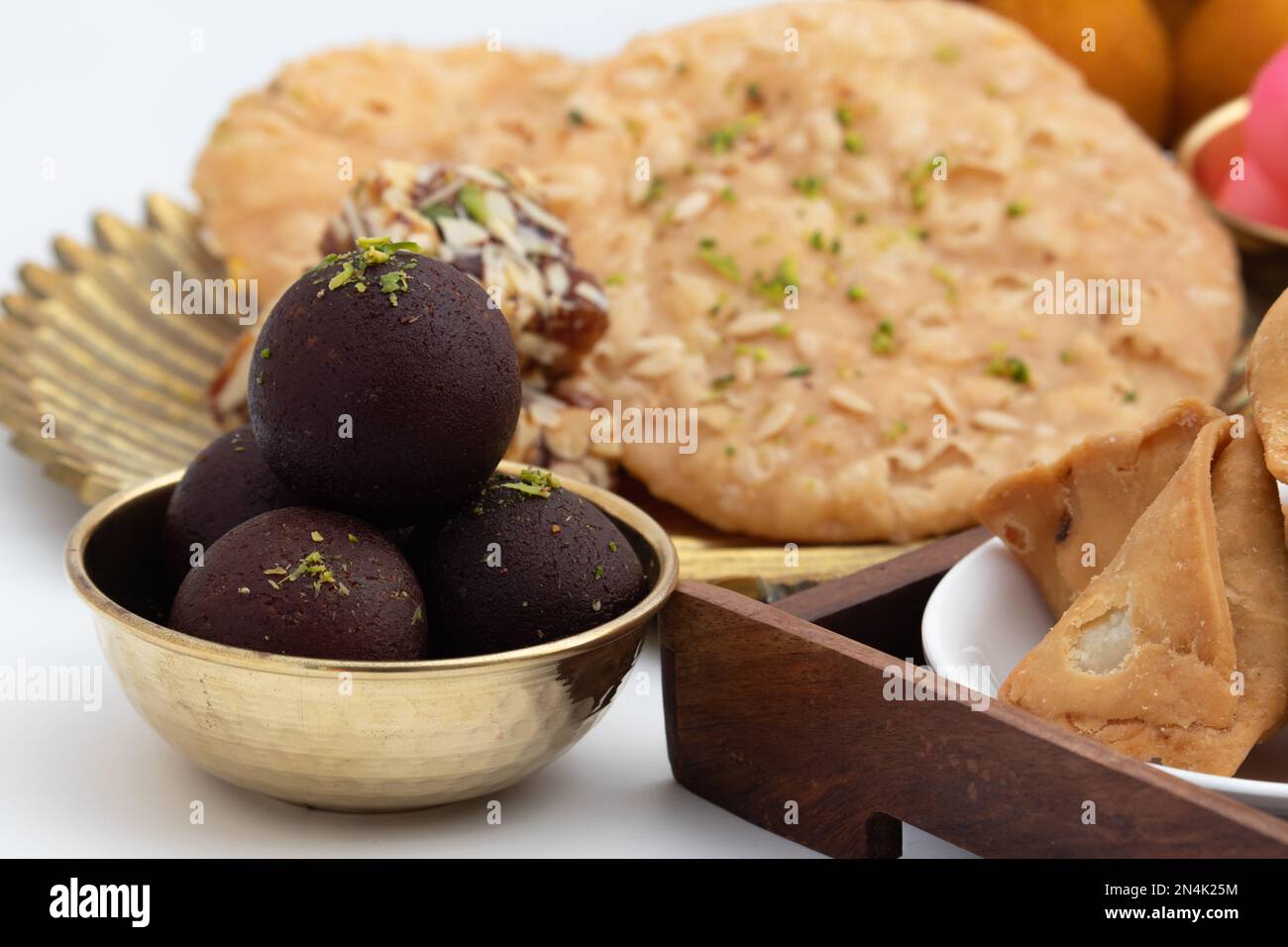 Traditional Ball Shaped Mithai Kala Jamun Or Dark Black Gulab Jamun