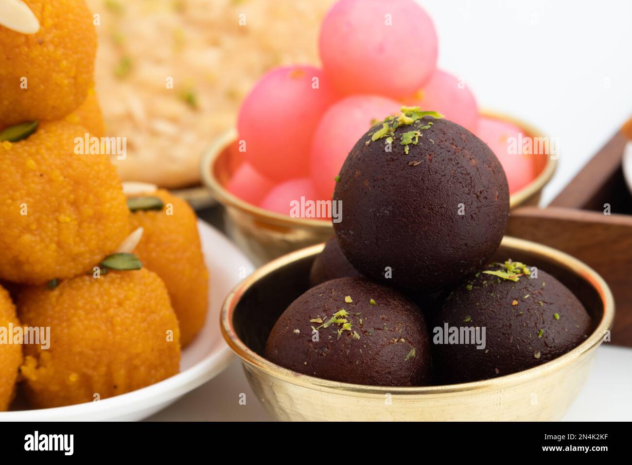 Traditional Ball Shaped Mithai Kala Jamun Or Dark Black Gulab Jamun