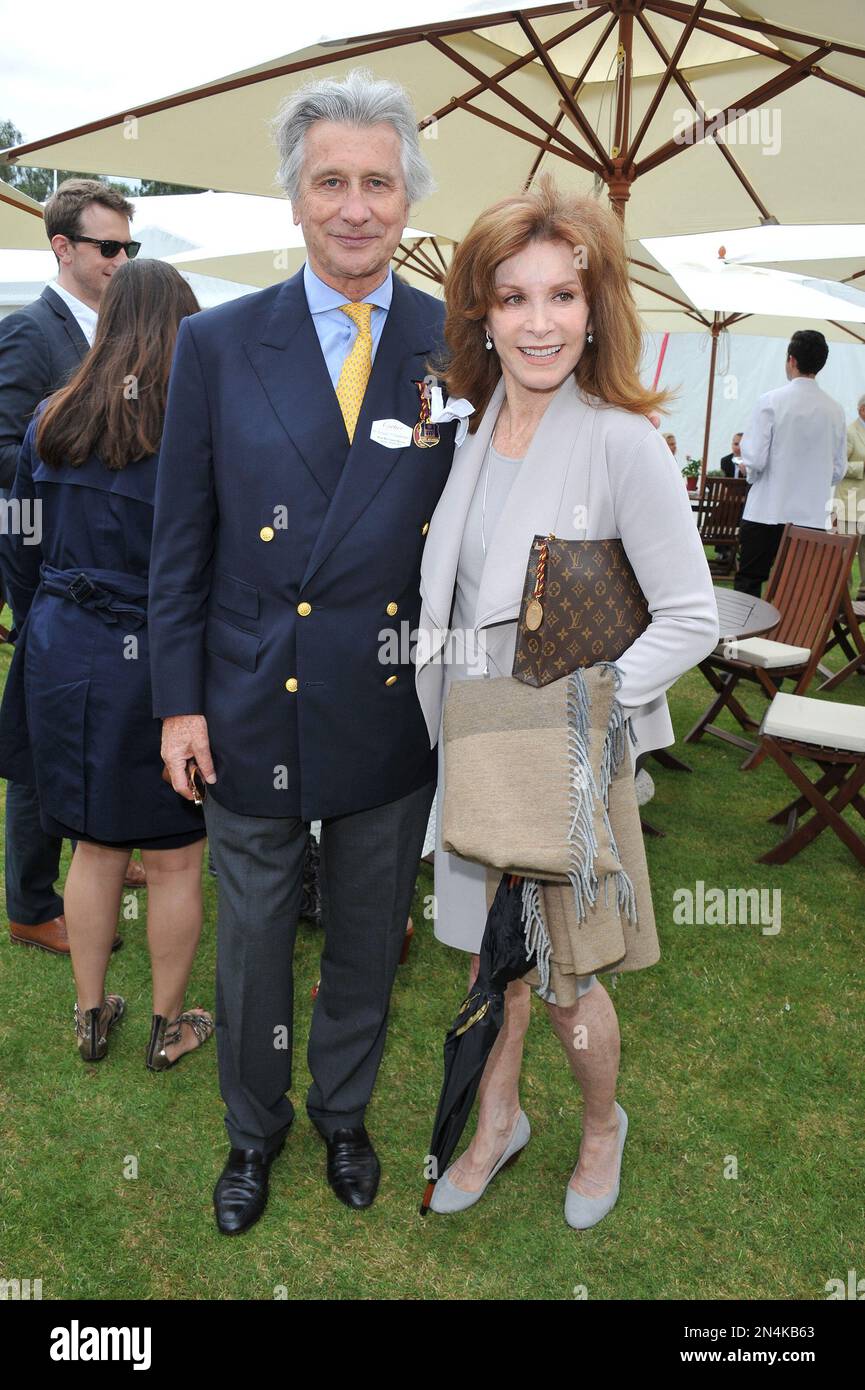 Cartier UK executive chairman Arnaud Bamberger and actress