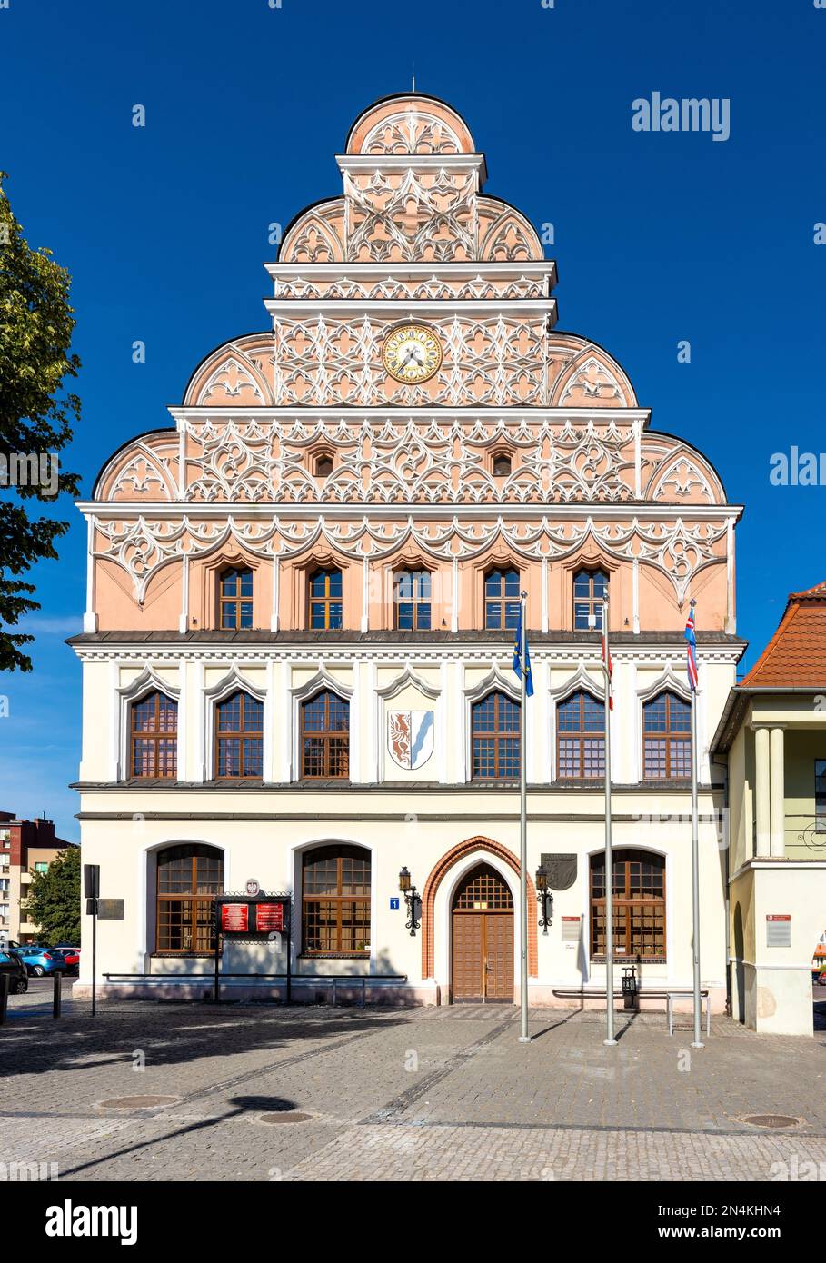 Stargard, Poland - August 11, 2022: Historic XIII century Town Hall ...