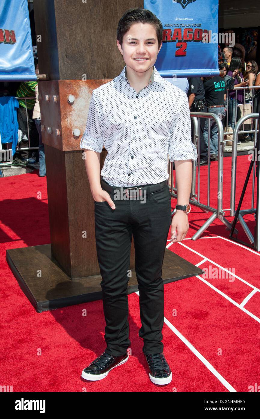Zach Callison arrives at the LA Premiere of "How To Train Your Dragon 2