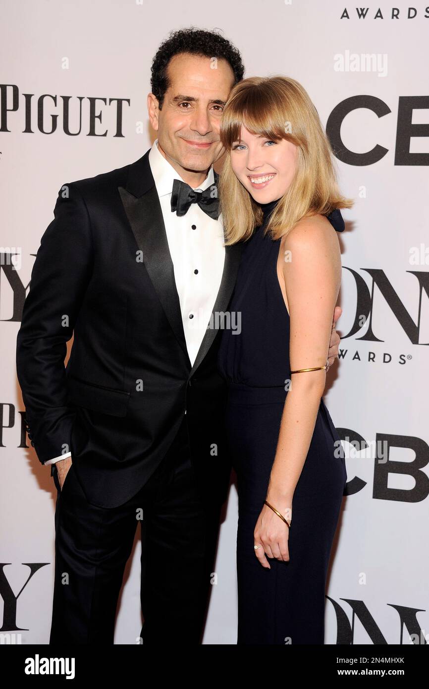 Tony Shalhoub and Josie Lynn Adams arrives at the 68th annual Tony