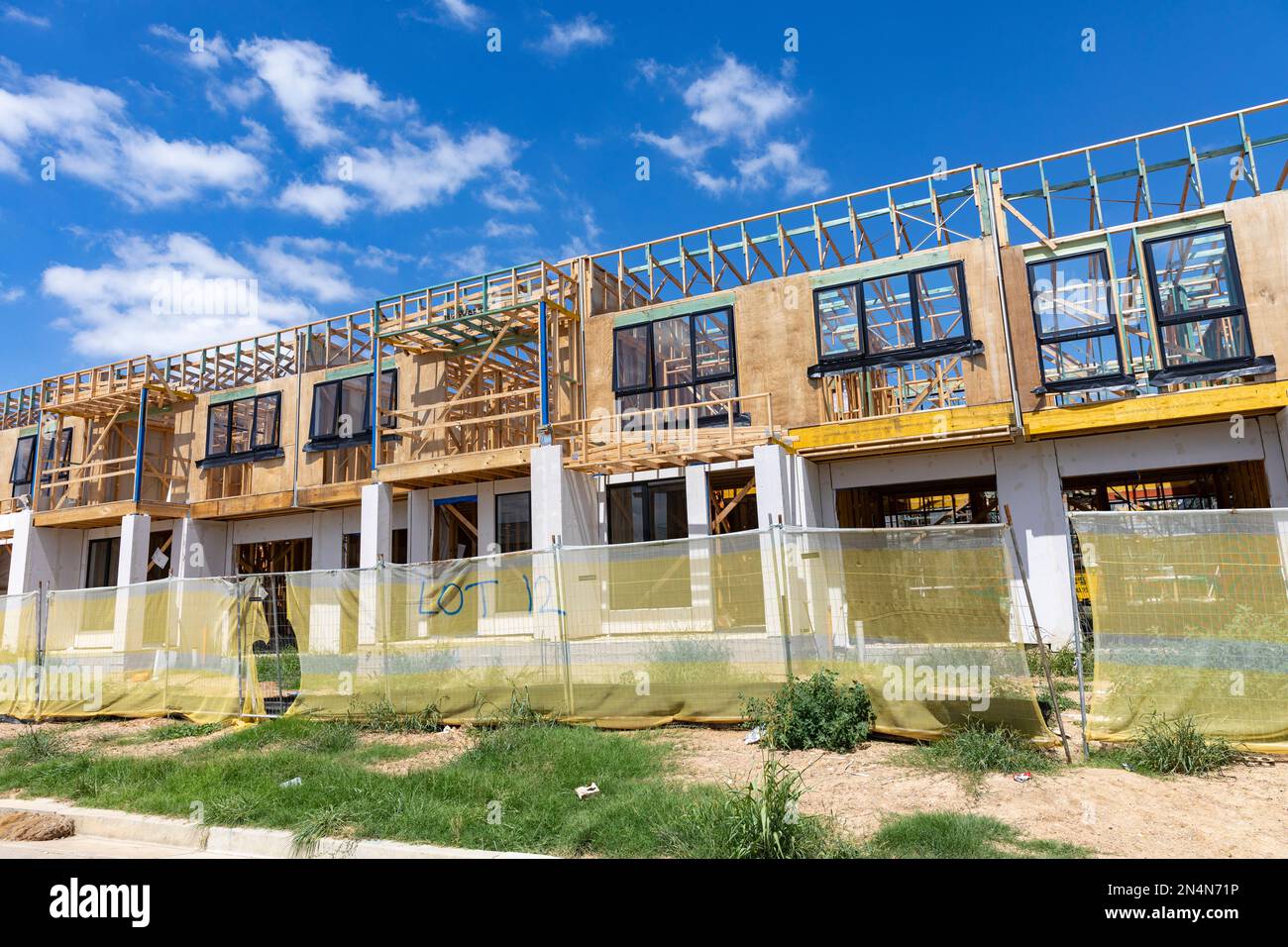Sydney Australia new residential development and new homes being built