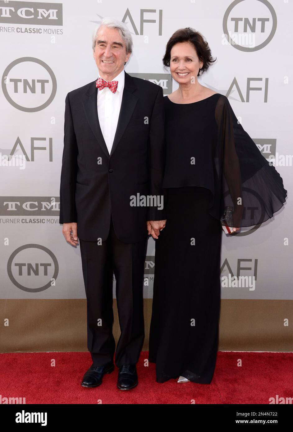 Sam Waterston, left, and Lynn Louisa Woodruff arrive at the 42nd AFI Sam Waterston, left, and Lynn Louisa Woodruff arrive at the 42nd AFI