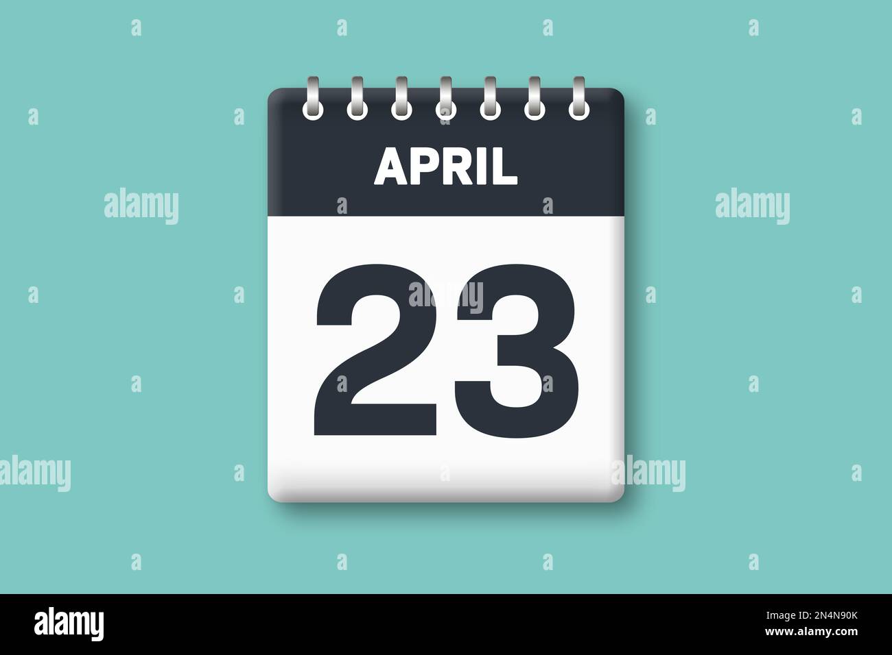 April 23 calendar hi-res stock photography and images - Alamy