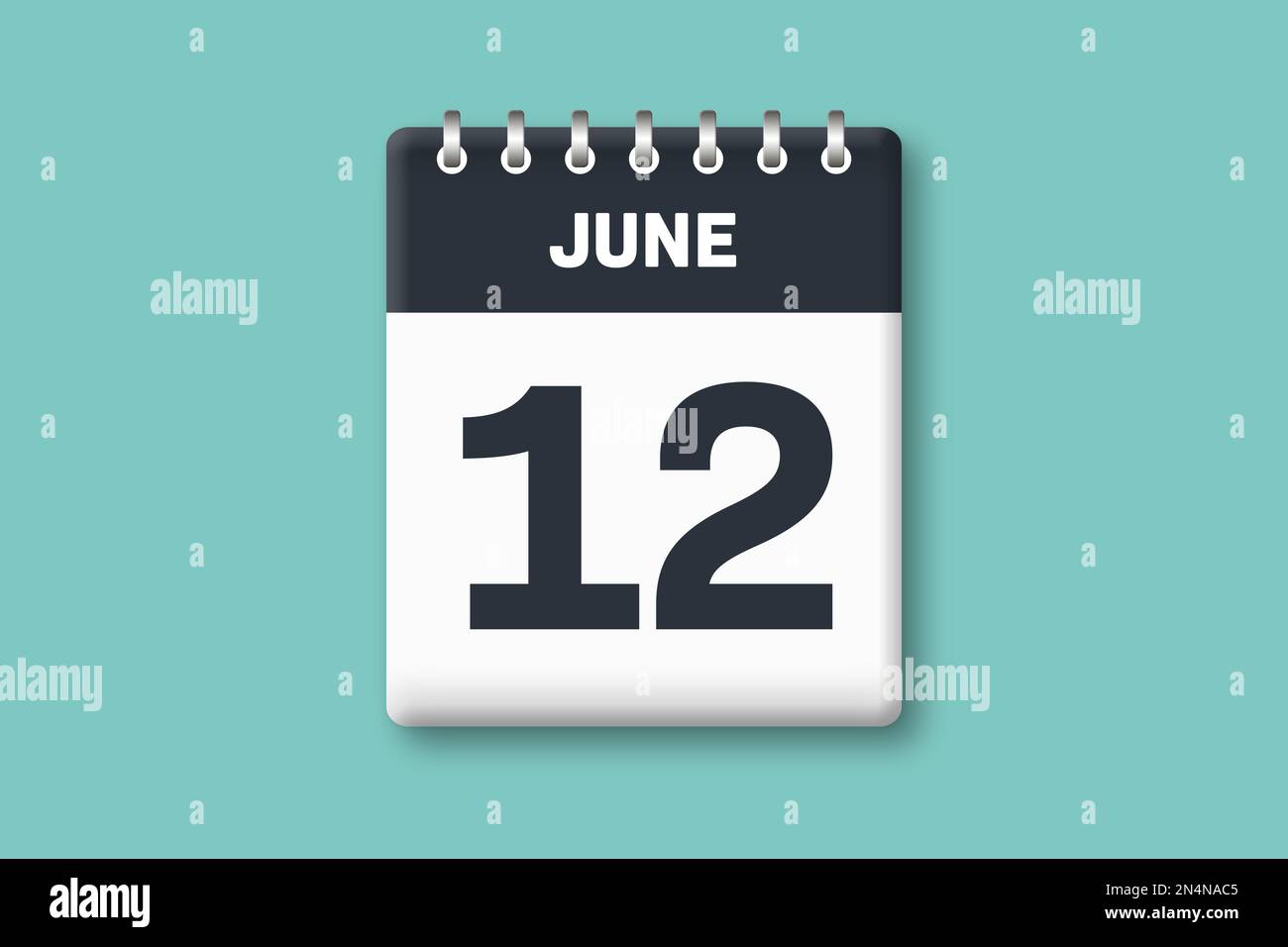 12 june calendar hi-res stock photography and images - Alamy