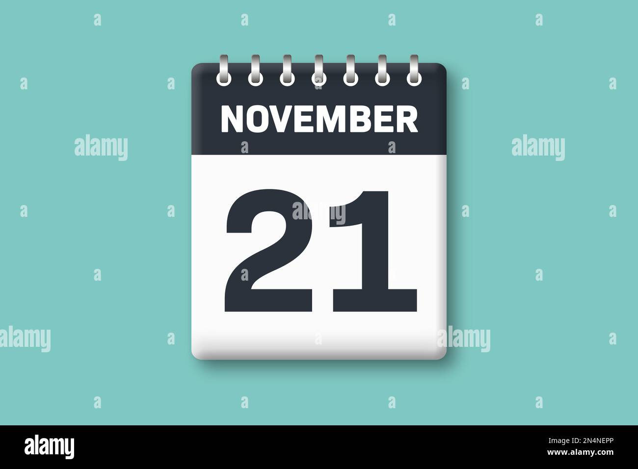 November calender hi-res stock photography and images - Alamy